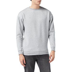 Urban Classics sweatshirt crewneck heren trui, grijs (grey 00111)
