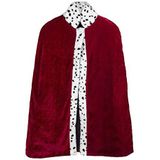 Boland 36102 - Koninklijke majesteit mantel, 90 cm, cape, pluche deken, carnavalskostuums voor kinderen, kostuumaccessoires voor carnaval of themafeest