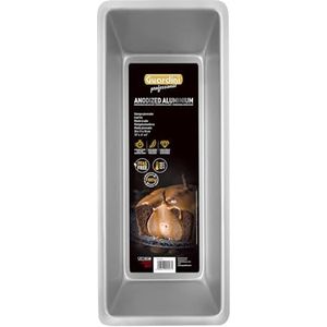 Guardini Professional, Plumcakevorm, geschikt voor intensief gebruik, van geanodiseerd gerecycled aluminium, Ø 30 x 11 x 10 cm, kleur zilver