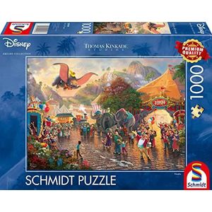 Schmidt Spiele Thomas Kinkade 59939, Disney, Dumbo, puzzel 1000 stukjes