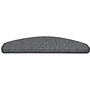 andiamo Skagen Set van 15 trapmatten ter bescherming van je trap, trapmatten voor binnen, 28 x 65 cm, antraciet