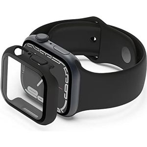 Belkin Screenforce Hybride Screenprotector voor Apple Watch (40 mm, 41 mm, serie 8, Se, 7, 6, 5, 4, schokbestendig, met gehard glas, krasbestendig, eenvoudige installatie), zwart