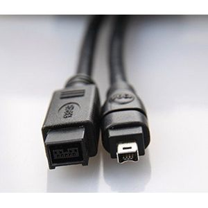 Bizlander Firewire High Speed DV naar Firewire 800 1394B 800-400 IEEE 9-pins mannelijk naar 4-pins mannelijk 1,8 m kabel voor Mac Pro, MacBook Pro, Mac Mini, iMac PC, digitale camera's, SLR