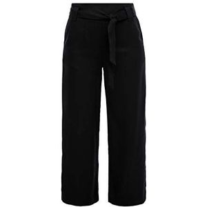 s.Oliver Regular fit voor dames: Broek met ceintuur, zwart (999)