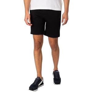 Armani Exchange French Terry shorts voor heren, zwart.