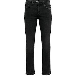 ONLY & SONS OnSweft Life Reg Black Straight Fit Jeans, Zwarte jeans