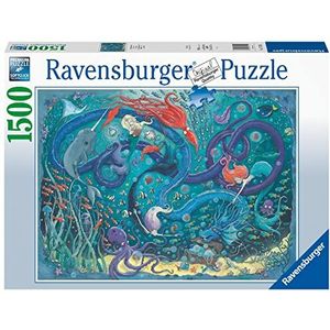 De Zeemeerminnen Puzzel (1500 Stukjes, Onder Water)