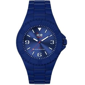 Ice-Watch - ICE Generation Blue Red - Blauw herenhorloge met siliconen band - 019158 (Medium), Blauw, Armband