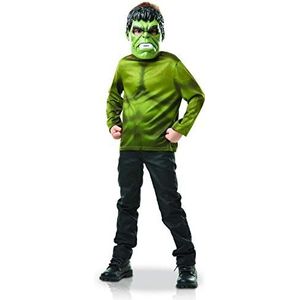 rubiescostumeco.inc Rubie's – officieel kostuum top en masker – Hulk, kinderen, I-300112, standaardmaat
