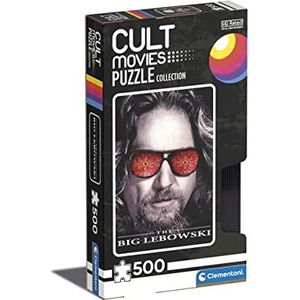 Clementoni - 35113 - Cult Movies - The Big Lebowski - 500 stukjes - Made in Italy, puzzel volwassenen 500 stukjes, puzzel beroemde films, puzzel cultfilm, entertainment voor volwassenen