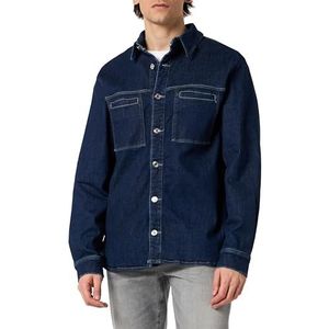 s.Oliver Survêtement en denim pour homme, Bleu 58z4, 3XL