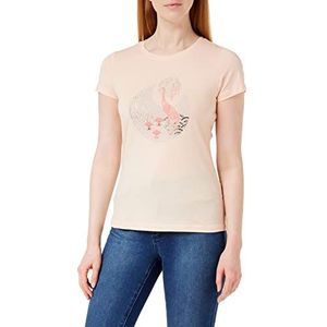 MUSTANG Style Alina C Print T-shirt voor dames, Bisque 7262