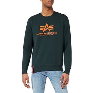 ALPHA INDUSTRIES Basic Sweater heren pullover, dark petrol, L