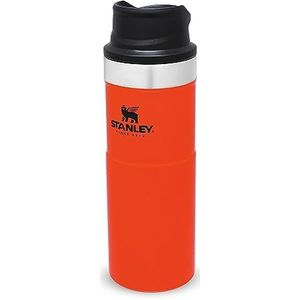 Stanley The Trigger Action Travel Mug Blaze Orange 0,47L - Lekvrije thermosbeker houdt 7 uur warm