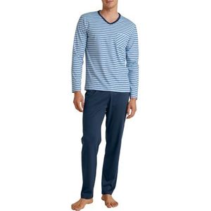 CALIDA Relax Streamline 2 Pyjama Long Homme, Bleu cascade, 52