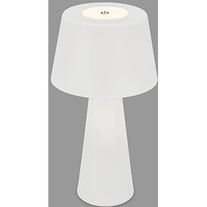 Brilloner Draadloze led-tafellamp met traploze dimbare knop, warmwitte lichtkleur, bedlamp, leeslamp, campinglamp, tafellamp, tafellamp, lamp