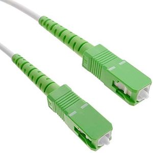 Elfcam® - Glasvezelkabel (optische kousenband) SC/APC op SC/APC, Monomode, compatibel met Orange Livebox, SFR Lie Box fiber en Bouygues Telecom Box (2 m)