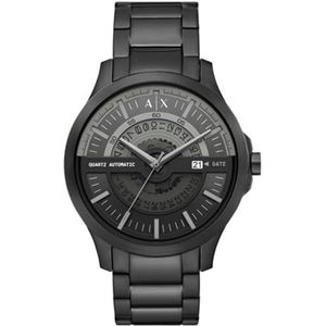 Armani Exchange AX2444 Automatisch Analoog herenhorloge, zwart, zwart., Armband