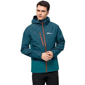 Jack Wolfskin heren jas, koraalblauw