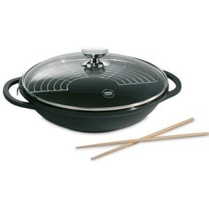 Berndes Wok van gegoten aluminium, 32 cm