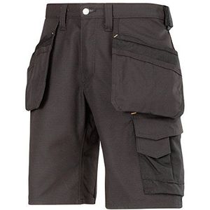 Snickers Ambachtelijke shorts met zakken holster Canvas +, zwart.