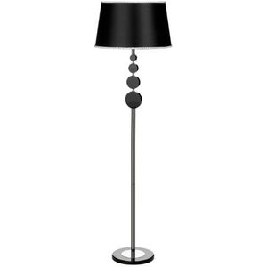 Premier Housewares 4 cirkelvormige lamp stoffen kap - zwart