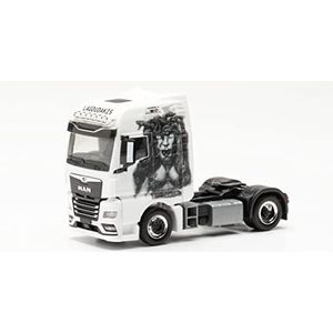 herpa 315722 TGX Tractor ""Lagoudakis 6/Medusa"" trouw op schaal 1:87, model vrachtwagen voor diorama, modelbouw, verzamelstuk, miniatuurdecoratie van kunststof, meerkleurig