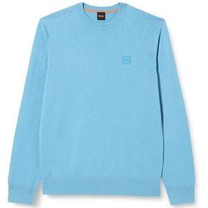 BOSS Kanovano Gebreid sweatshirt voor heren, Open Blue486