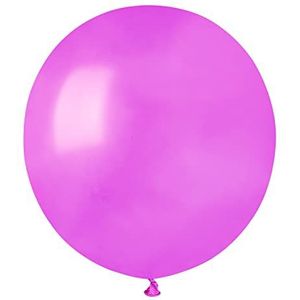 Envelop, 25 parelmoer ballonnen van hoogwaardig natuurlijk latex, G150 (Ø 48 cm/19 inch), parelmoer roze