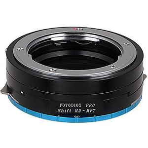 Fotodiox Pro Shift lens mount adapter compatibel met Minolta MD lenzen op Micro Four Thirds Mount camera's