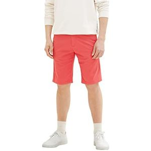 TOM TAILOR Uomini 1035037 bermuda shorts (1 stuk), 31045 - Soft Berry Red