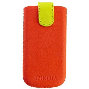 Iphoria 13422 Neon beschermhoes voor Samsung Galaxy S3 / S4 maat XXL oranje