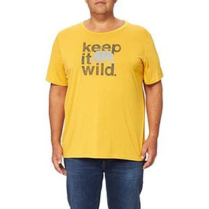 Columbia Terra Vale II T-shirt met korte mouwen voor heren, Helder Goud Houd It Wild