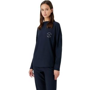 Emporio Armani Emporio Armani Dames Viscose Fleece Sweatshirt Trainingspak Dames (1 stuk), Marinier