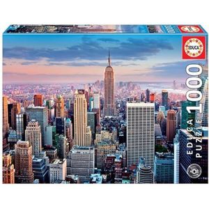 EDUCA BORRAS Does Not Apply Puzzle Manhattan Nueva York 1000pzs, 14811, meerkleurig, één maat