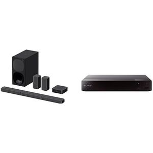 Sony HT-S40R - 5.1.-Kanal-Soundbar & BDP-S1700 Blu-ray-Player (USB, Ethernet) schwarz