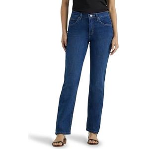 Riders by Lee Indigo Straight Jeans voor dames, klassieke snit, rechte snit, jeans met rechte pijpen, antiek donker, 36 S, donker antiek