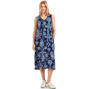 Cecil B143645 Zomerjurk met print voor dames, Donkerblauw