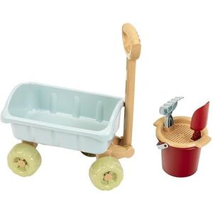 Theo Klein Chariot avec seau I Chariot robuste I Avec jouets de bac à sable I Plastique recyclé I Jouet pour enfants à partir de 18 mois