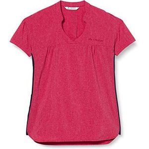 VAUDE Dames Turifo Hybrid T-shirt, Crimson Rood