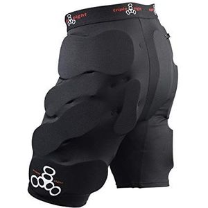 Triple Eight Bumsaver Skateboardshorts Unisex, zwart.