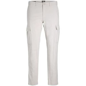 Bestseller A/S Jpstace Jjayden Linen Cargo Bex Pantalon Homme, Blanc (white pepper), 29W / 32L