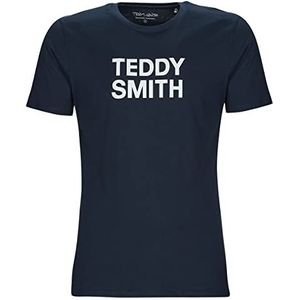 Teddy Smith T-Shirt Contraste Garçon - Ticlass 3, Marine Blue, 10 ans