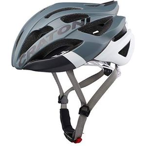 Cratoni Helmets Uniseks - C-Bolt fietshelm voor volwassenen, grijs, 56-59 cm