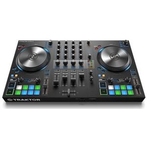 Native Instruments Traktor Kontrol S3 4-kanaals DJ Controller, 16 pads, geïntegreerde geluidskaart, tractor Pro 3