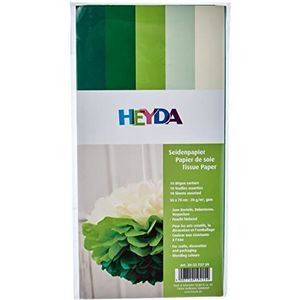 HEYDA Papier 50x70 cm groen 5 vellen