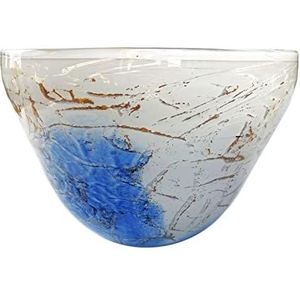 Jozefina Art Factory glazen schaal, handgemaakt, Daydream Bowl, 08 m