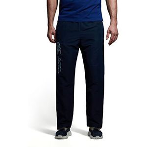 Canterbury CCC Uglies stadionbroek, open zoom, trainingsbroek, tweedelige voering en doorlopende ritssluiting aan de zijkant in slim fit, Navy Blauw