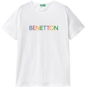 United Colors of Benetton T-shirt met korte mouwen voor heren, Wit 929