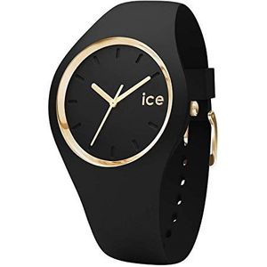 Ice-Watch ICE Glam Dameshorloge met siliconen armband, zwart., Small (34 mm)